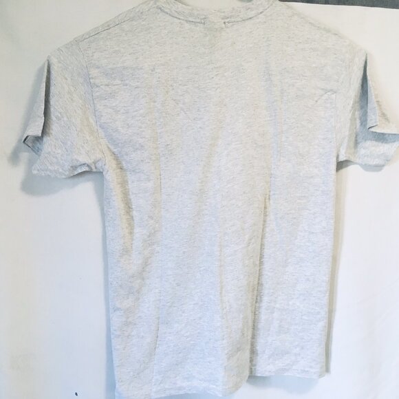 NWOT Rod Steward Crew T- Shirt Cotton Size L Gray Stedman By Hanes USA-Mexico - Picture 2 of 5